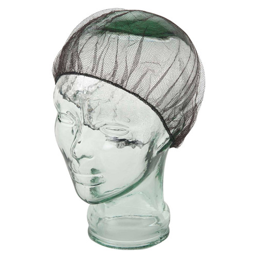 Ultra Health Nylon Hair Net 18 Inch Brown - Pack 100