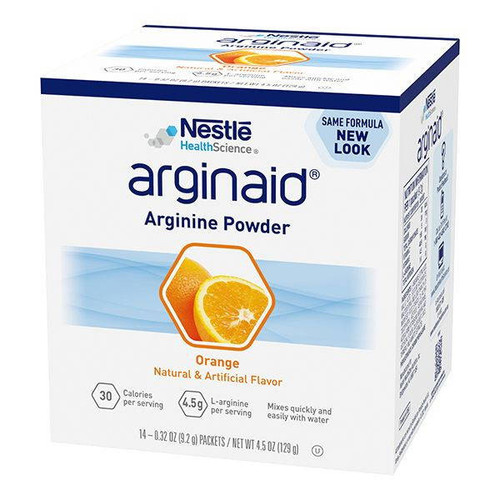 Nestle Arginaid Arginine Powder 9.2g Sachets - Orange - Box of 14, BX14