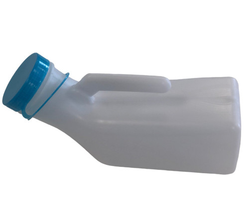 Male Urinal 1L Plastic with Lid, EA