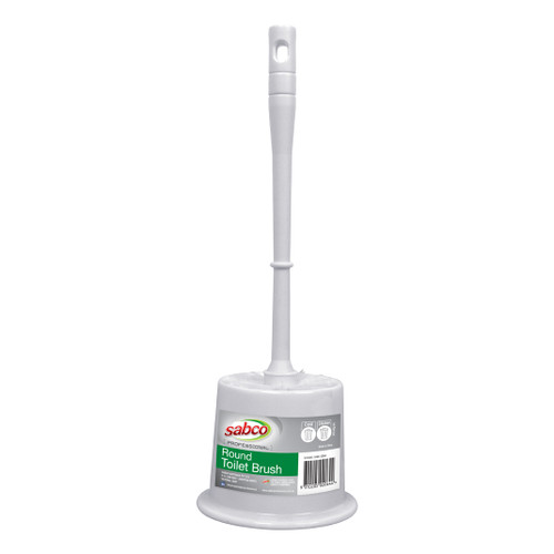 Sabco Round Toilet Brush Set, EA