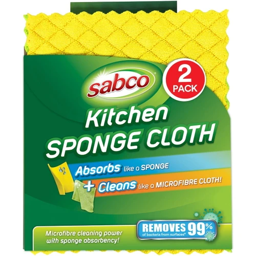 Sabco Kitchen Sponge Cloth (2Pk), PKT2