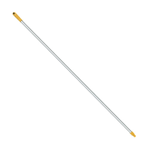 Sabco Aluminium Rib Handle Universal Thread 25mm x 1450mm - Yellow, EA
