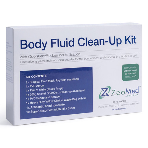 ZeoMed Body Fluid Spill Kit, EA
