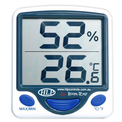 HLP Room Temp digital temperature and humidity display