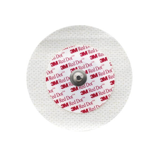 3M 2238 ECG Electrode Red Dot Soft Cloth 6cm Diameter (50pcs)