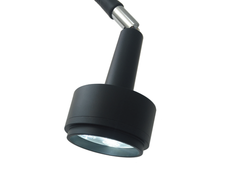 PML2 6W Examination Light Black - Including Mobile Base and Wall Mount