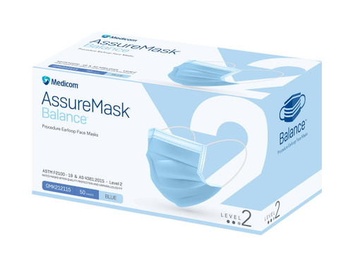 Medicom PremierPlus L2 Earloop Masks - Box/50