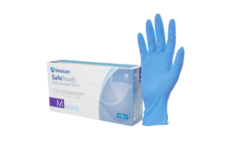 Medicom Safe Touch Advanced Slim Nitrile Gloves 100pcs