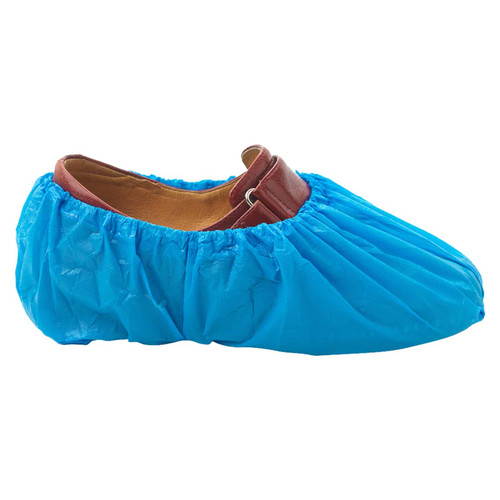 Ultra Health Disposable Overshoes Blue PE 100/PCS