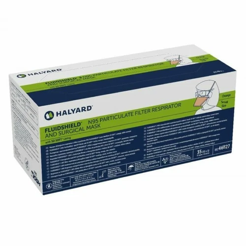 Halyard Fluidshield N95  Surgical Respirator Mask - Small