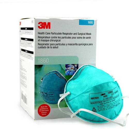 3M Cupped Particulate Respirator & Surgical Mask 1860 20Pk