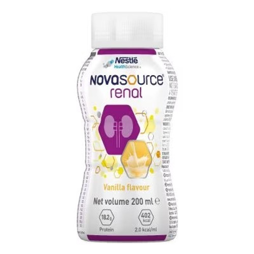 Novasource Renal Vanilla Bottle 200ml, 24 units