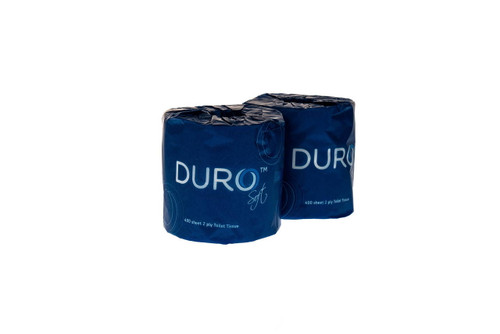 Duro Toilet Rolls 2 Ply 400 Sheet (48 Rolls)