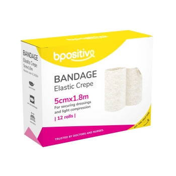 Bpositive Bandage Elastic Crepe - Box of 12