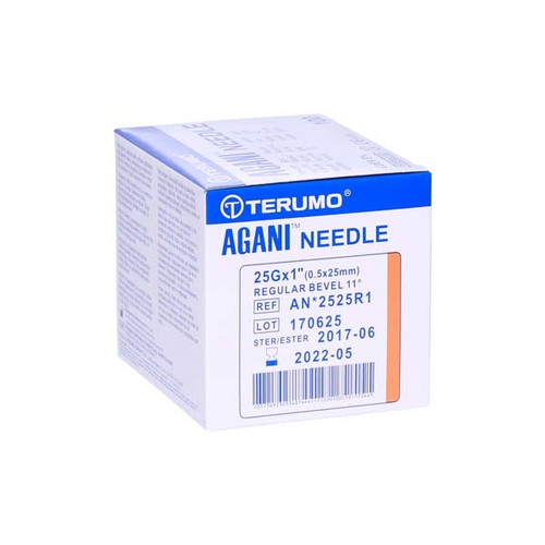 Agani Hypodermic Needles 25G X 25mm Orange BOX/100