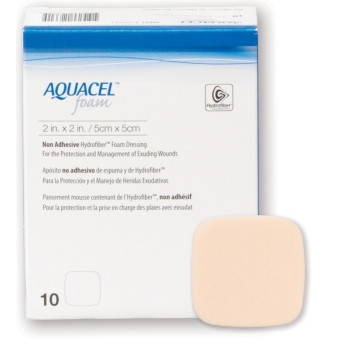 Aquacel Foam Non-Adhesive 5 X 5cm BOX/10