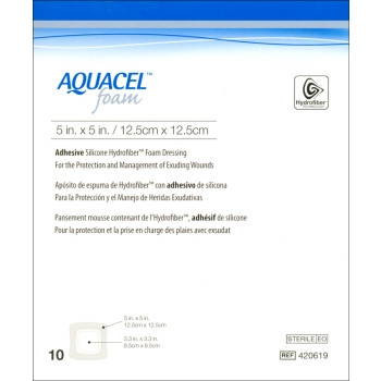 Aquacel Foam Adhesive Dressing 12.5 X 12.5cm BOX/10