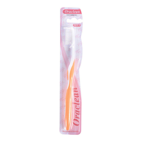 Oraclean Soft Bendable Toothbrush Orange Each