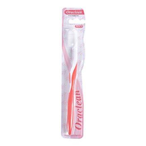 Oraclean Soft Bendable Toothbrush Red Each