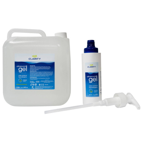 Clarity Ultrasound Clear Gel - 250ml/5L