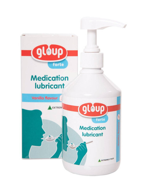 Gloup Forte Medication Lubricant - Vanilla Flavour (500ml), EA