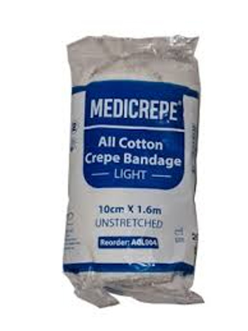 Medicrepe Cotton Crepe Bandage 10cm (12pk)