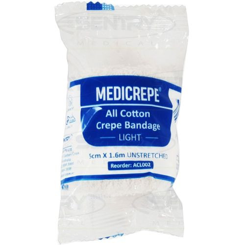 Medicrepe Cotton Crepe Bandage 5cm (12pk)