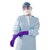 Halyard Cytotoxic Purple Nitrile XTRA Long Cuff Exam Gloves - Box of 50