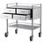 Stainless Steel Double Trolley Four Drawer (Two Over Two)