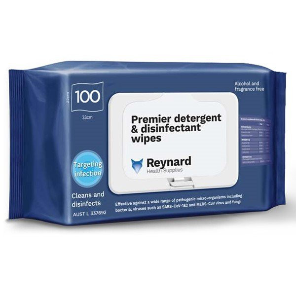 Reynard Neutral Detergent Wipes 50 Pack