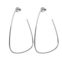 Avery Hoops Silver Plated