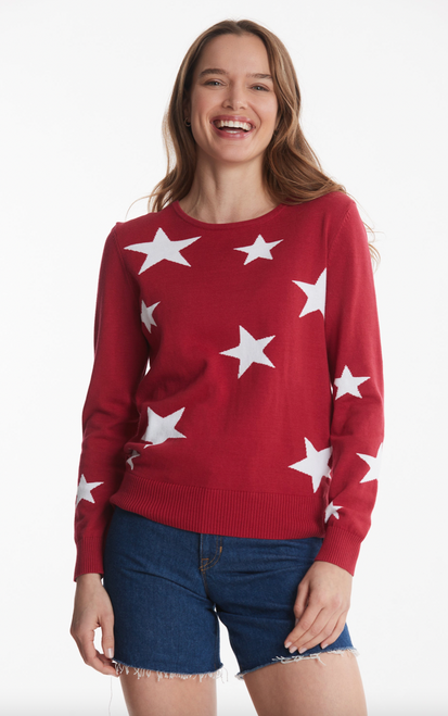 Star Sweater- Red