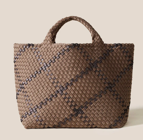 St. Barths Medium Tote Plaid- Mojave