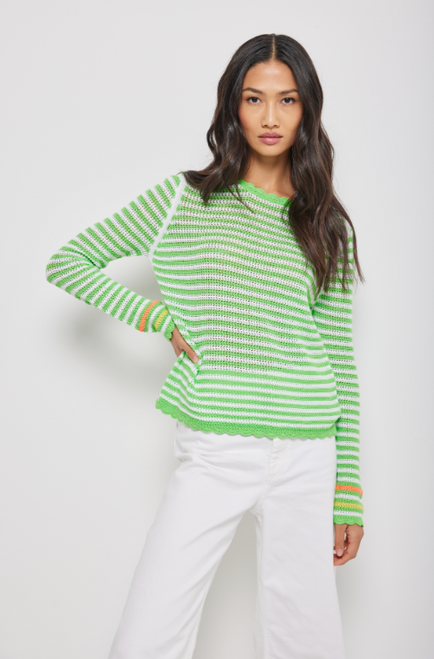 Pitch Perfect Sweater- Lime
