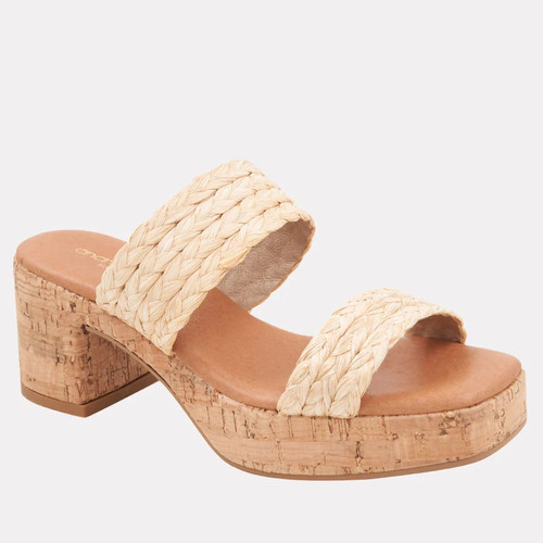 Cairo Heel-  Beige