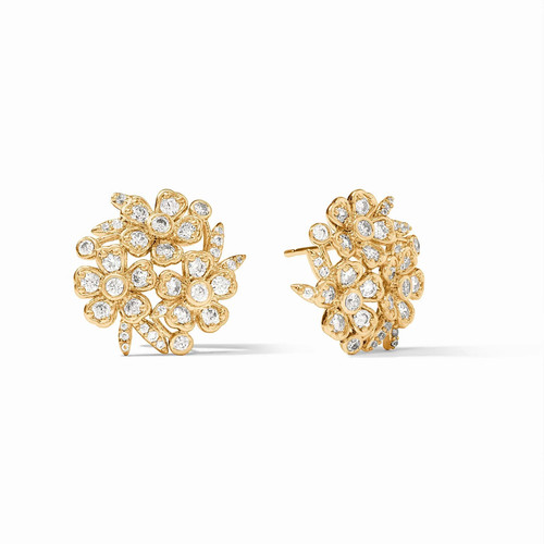 ER906GCZ00 Laurel Statement Stud Cubic Zirconia