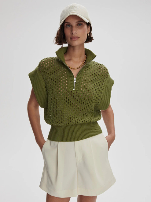 Gaines Half Zip - Fern