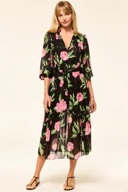 Olivia Dress-Pink Peony