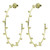 Thin Merry Go Round Hoops- Gold