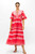 Flirty V Neck Maxi Soleil Red