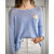 POCKET FULL OF SUNSHINE CREW COTTON-BLUE WISP-