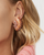 Crystal Mini Madeline Earrings Gold