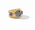 R187GICB­8 Trieste Statement Ring
Gold Iridescent Charcoal Blue Size 8