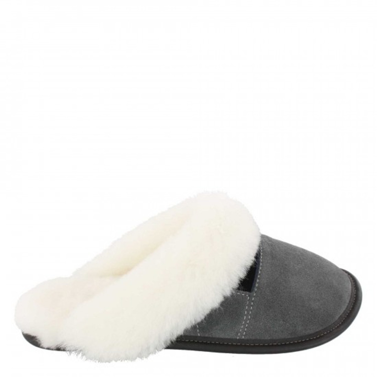 Garneau Slippers Mule Heads, Sheepskin Cuffed Slip-On (0450 