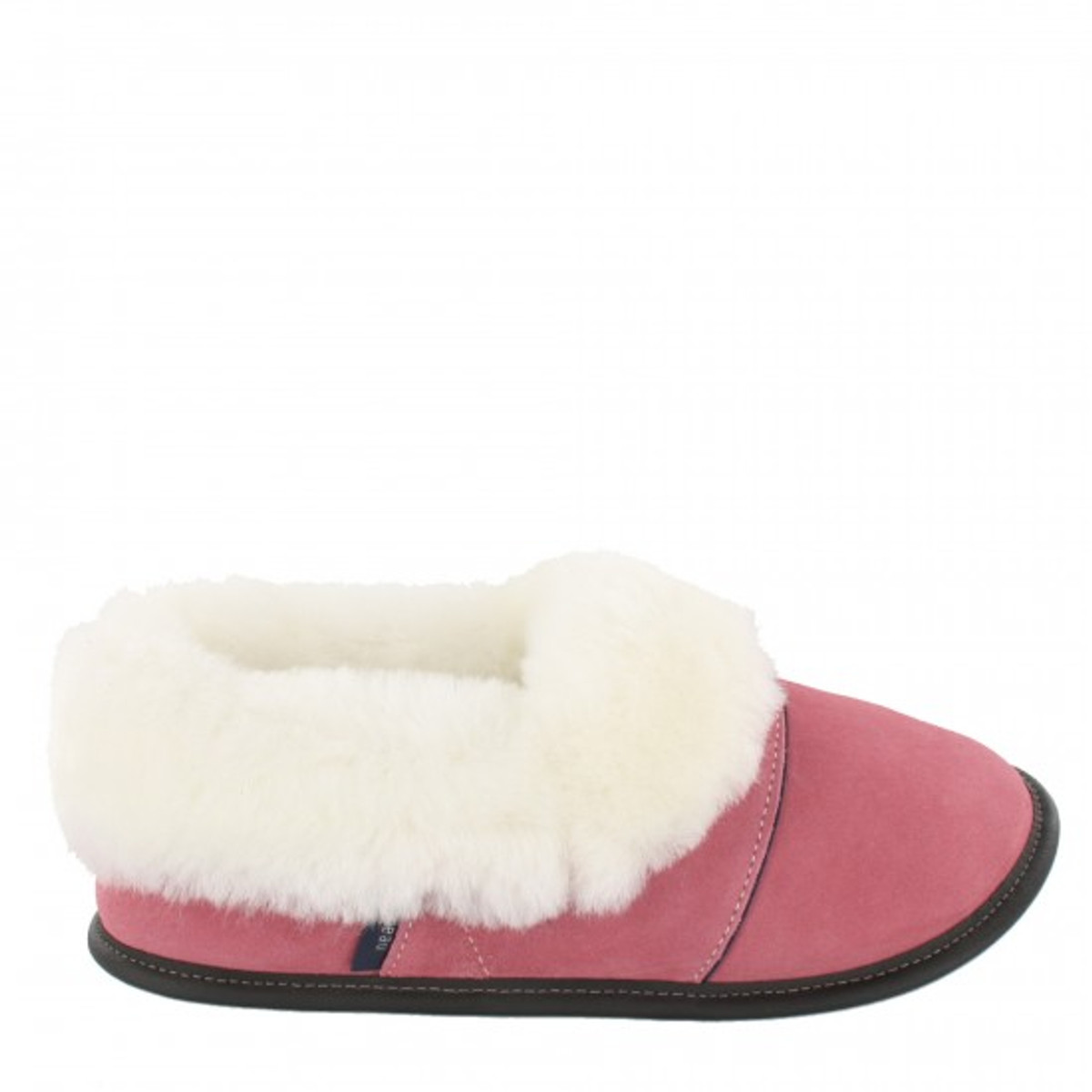 Pink on sale shearling slippers