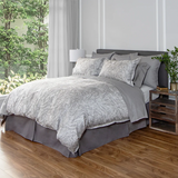 Sagola Dark Grey Jacquard Duvet Cover