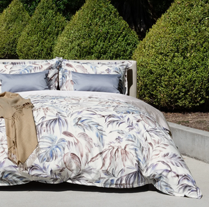 Palmetto Printed Sateen Duvet Cover Palmetto Printed Sateen Duvet Cover
