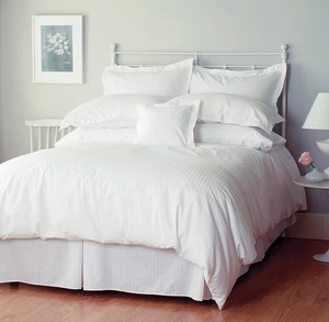 Camille Woven Self Stripe Duvet Cover