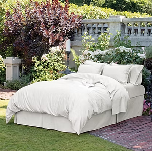 Lanoso White Sateen Duvet Cover