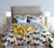 Della Printed Sateen Duvet Cover